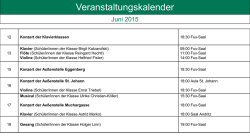 Informationen zu Veranstaltungen in diesem Monat finden Sie hier!