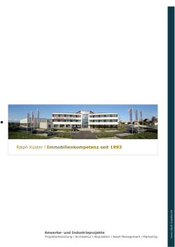 Ralph K&uuml;ster l Immobilienkompetenz seit 1993