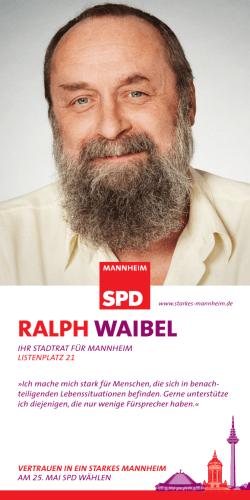 ralph waibel - SPD Mannheim