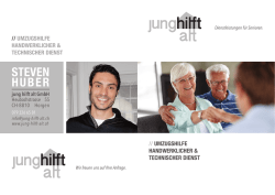 STEVEN HUBER - Jung-hilft-Alt