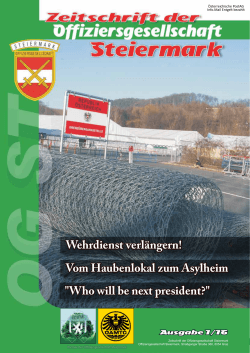 "Who will be next president?" Vom Haubenlokal zum Asylheim