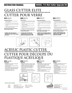 Glass Cutter ELITE cutter pour verre acrylic plastic