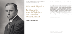 Gl&auml;nzende EigenArt Jubil&auml;umsfeier zum 50. Todesjahr des