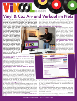 Vinyl & Co.: An- und Verkauf im Netz
