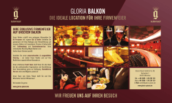 GLORIA BaLKOn - Gloria Palast