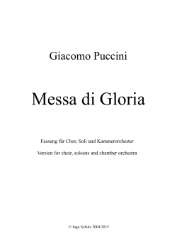 Messa di Gloria