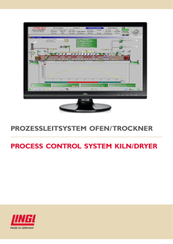 prozessleitsystem ofen/trockner process control system kiln/dryer