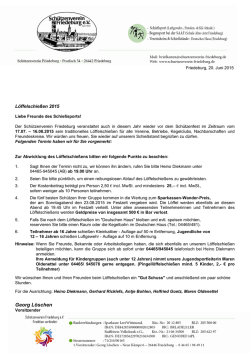 Georg Löschen - Schützenverein Friedeburg