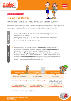 Highlightblatt Frauen und M&uuml;tter