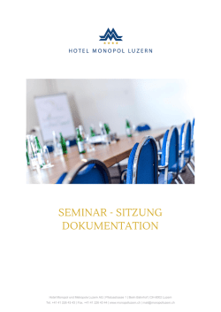 Dokumentation Seminar-Sitzung