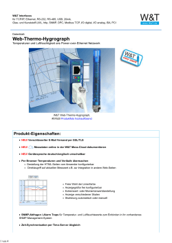 Datenblatt Web-Thermo-Hygrograph