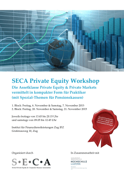 SECA Private Equity Workshop