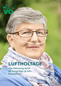 luftholtage - Lega polmonare Svizzera