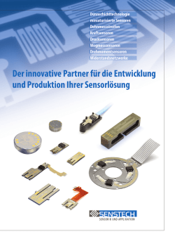 Der innovative Partner für die Entwicklung und Produktion Ihrer