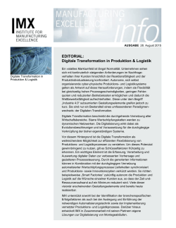Digitale Transformation in Produktion & Logistik