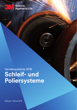 und Poliersysteme Preisliste 2016 - Beuermann-GmbH