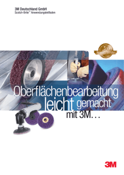 Oberflächenbearbeitung leicht gemacht