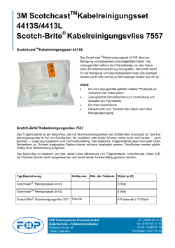 Kabelreinigungsset - FOP Faseroptische Produkte GmbH