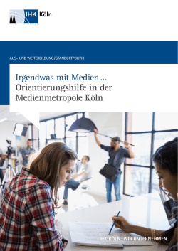 Irgendwas mit Medien &hellip; Orientierungshilfe in der