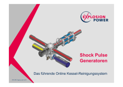 Online Reinigung mit Shock Pulse Generatoren, P. Müller