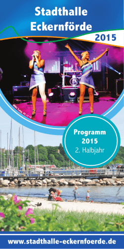 Programm Stadthalle 2015