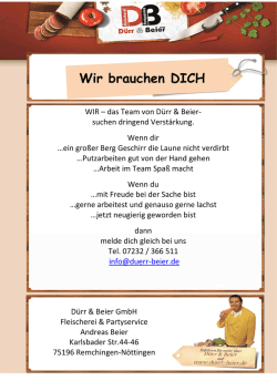 Stellenangebot
