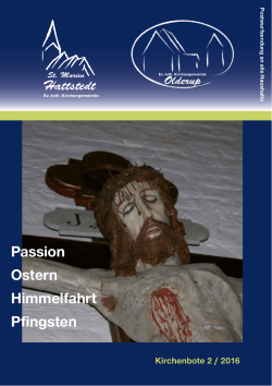 Passion Ostern Himmelfahrt Pfingsten