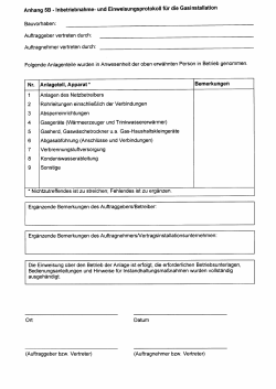 TRGI Formular für - Gebel & Stawski GmbH