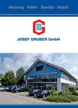 JOSEF GRUBER GmbH Heizung K&auml;lte Sanit&auml;r Kanal - gruber