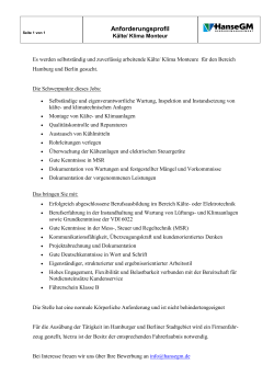 Kälte/ Klima Monteur