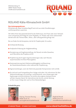 ROLAND Kälte-Klimatechnik GmbH