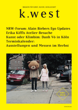 NRW-Forum: Alain Biebers Ego Updates Erika Kiffls Atelier