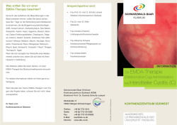 Infoflyer EMDA-Therapie - Schwarzwald