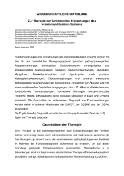 therapie der CMD