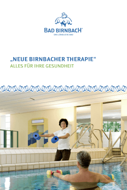 Neue BirNBacher therapie