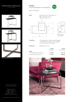EtagE Couch-/Beistelltisch mit zwei Ebenen