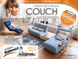 Möbel-Heidenreich – Meine himmliche Couch …zum Wohlfühlen