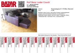 Rolf Benz Leder Couch