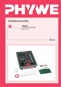 Schülerversuche