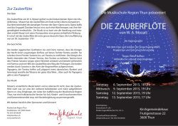 die zauberfl&ouml;te - genna.ch, Home
