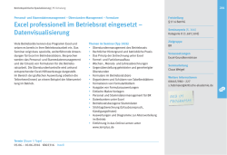 Excel professionell im Betriebsrat eingesetzt