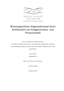 Wissensgestütztes Diagnosekonzept durch Kombination von