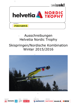 HNT Booklet Winter 2015/2016 - Swiss-Ski