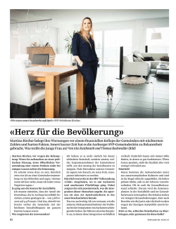 Herz für die Bevölkerung