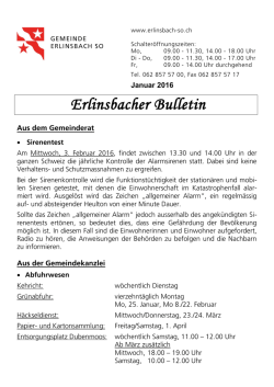Info Bev&ouml;lkerung - Gemeinde Erlinsbach SO