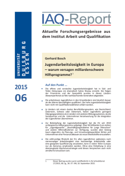 IAQ-Report 2015-06 - Universit&auml;t Duisburg