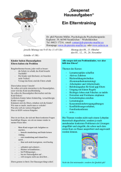 Info-Blatt - Praxis Dr. Pierrette M&uuml;ller