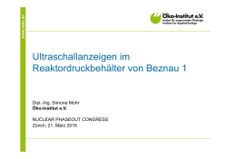 Präsentation () - Schweizerische Energie