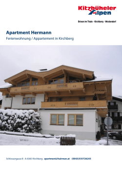 Apartment Hermann in Kirchberg