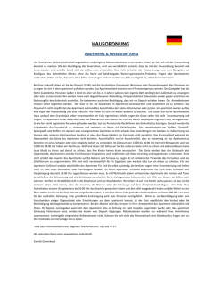 HAUSORDNUNG